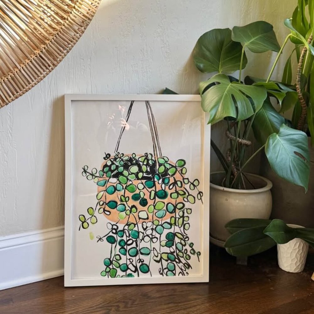 Hand-painted Watercolor by Carissa Potter of @PEOPLEIVELOVED Original Artwork